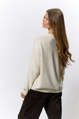 טופ מפוספס שינה צווארון