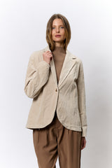 ג'קט קורדרוי כפתור לב מוזהב