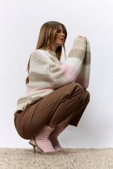 סריג ניקי פסים רחבים