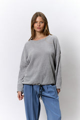 טופ ניקי קטיפה שרוך