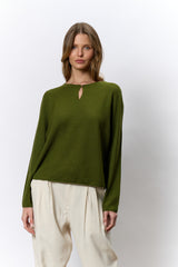 סריג ניקי כפתור זהב