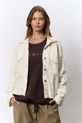 ג'קט קורדרוי כפתורי זהב