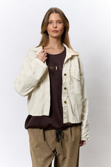 ג'קט קורדרוי כפתורי זהב