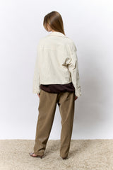 ג'קט קורדרוי כפתורי זהב