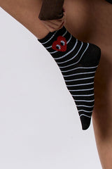 גרב פסים לב