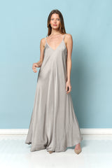 סאטן BELL שמלה