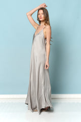 סאטן BELL שמלה