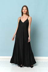 סאטן BELL שמלה