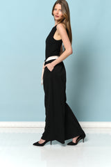 מכנס חגורת סאטן