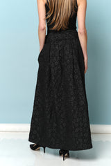 חצאית פרח סאטן