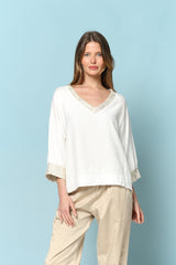 גימור זהב V טופ