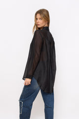 מכופתרת צווארון יהלומים