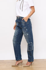 ג'ינס כתמי צבע