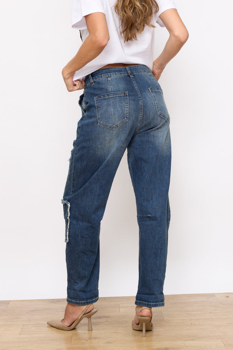 ג'ינס כתמי צבע