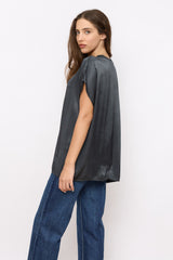 סאטן בייסיק V טופ