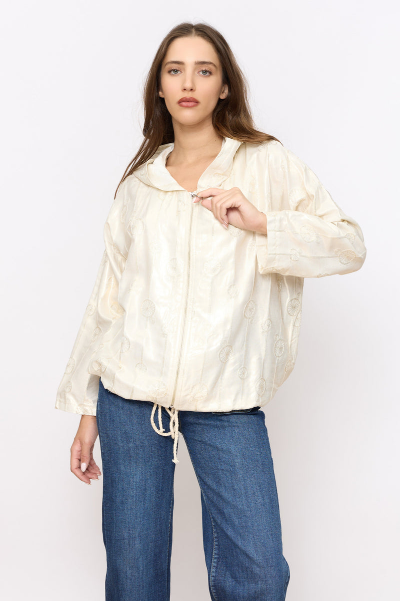 ג'קט מוזהב רקמת עיגולים