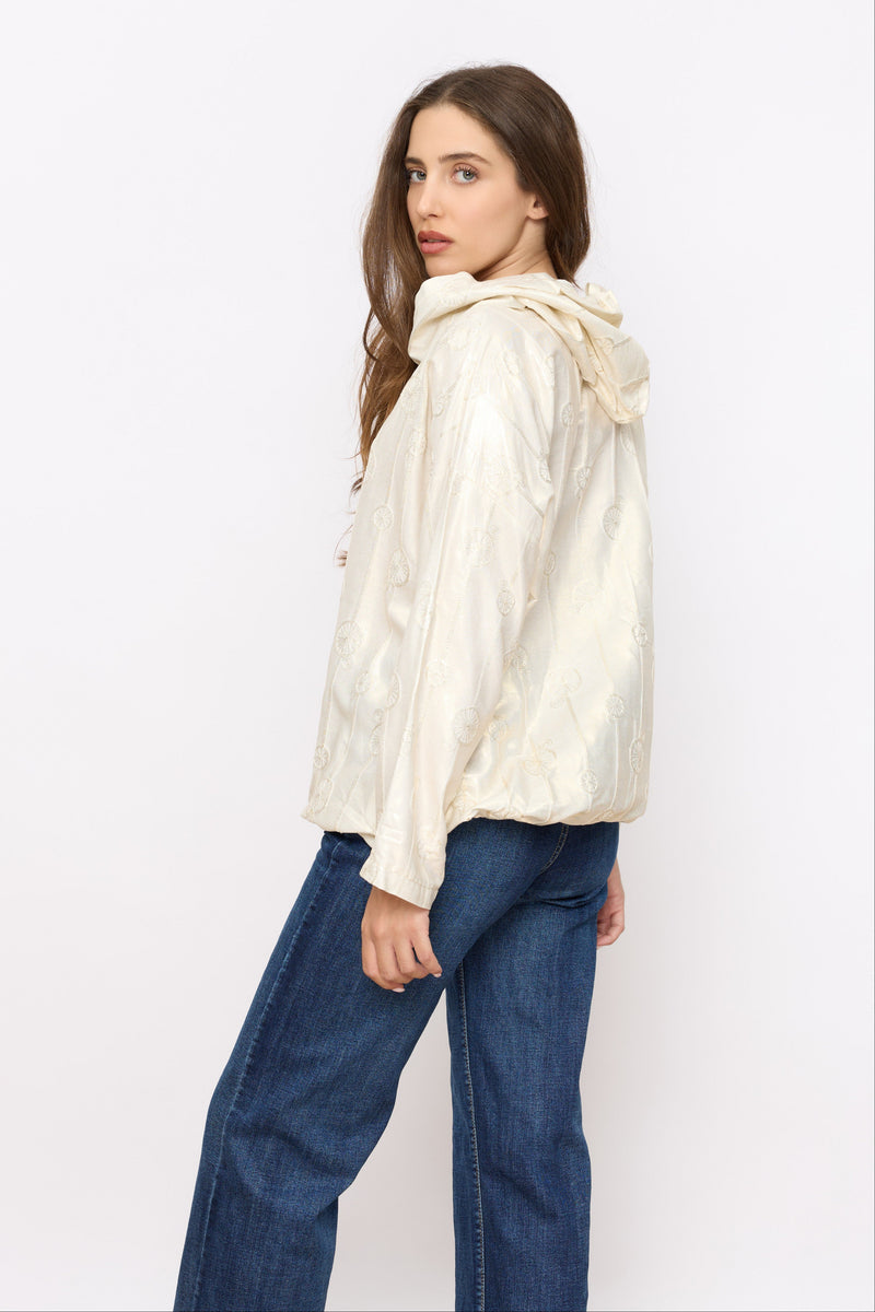 ג'קט מוזהב רקמת עיגולים