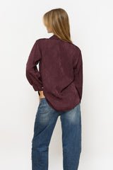 מכופתרת סאטן ברוקאד