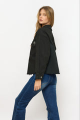 ג'קט כיס+יהלומים פרום