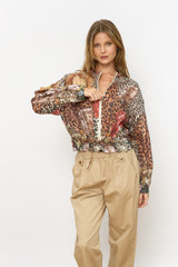 עליונית מודפסת רוכסן כיווץ