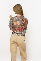 עליונית מודפסת רוכסן כיווץ