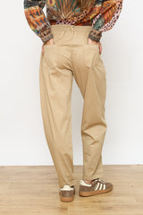 מכנס לולאות כפתור זהב