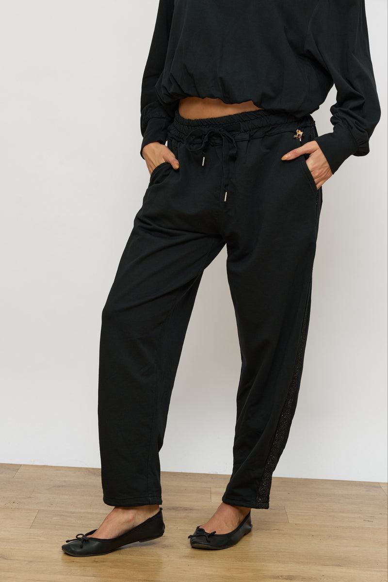 מכנס פרנץ' פס זהב בצד