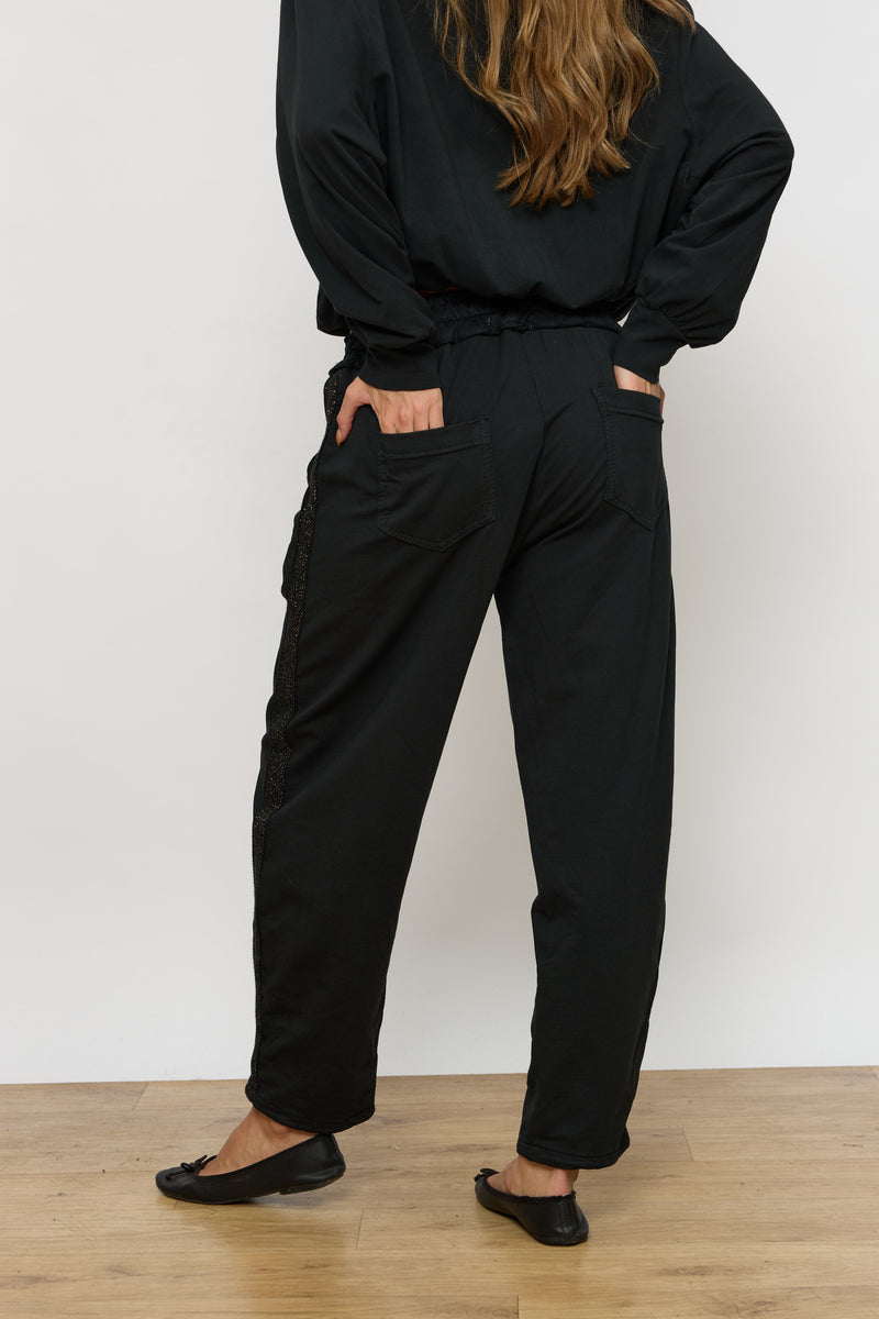 מכנס פרנץ' פס זהב בצד