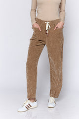 מכנס קטיפה כיס נסתר