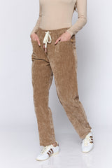 מכנס קטיפה כיס נסתר