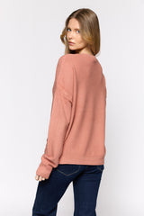 סריג כפתורים בצד