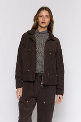 ג'קט קורדרוי קווילט כיסים