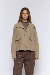 ג'קט קורדרוי כיס גדול