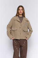 ג'קט קורדרוי כיס גדול