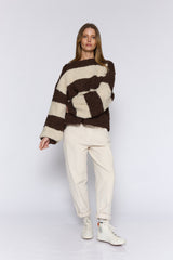 סריג פסים רחבים