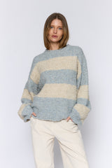 סריג פסים רחבים