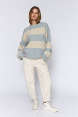 סריג פסים רחבים