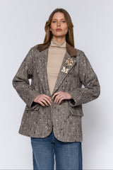 VINTAGE בלייזר טוויד