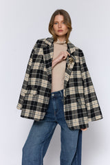 VINTAGE בלייזר משובץ