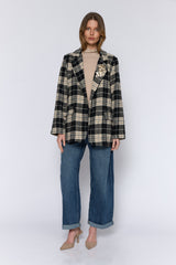 VINTAGE בלייזר משובץ