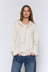 LOVE טופ קפוצ'ון צעיף