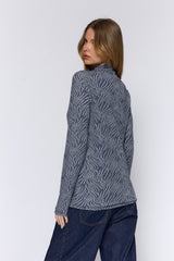 טופ חצי גולף להבות