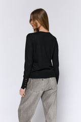 טופ קשמיר כפתורי זהב