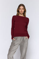 טופ קשמיר כפתורי זהב