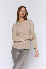 קרדיגן קשמיר צמות