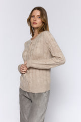 קרדיגן קשמיר צמות