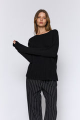 סריג ניקי גימור פסים