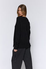 סריג ניקי גימור פסים