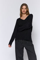 גימור פסים V סריג