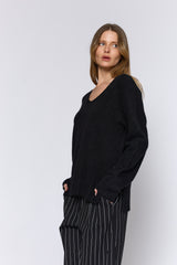 גימור פסים V סריג